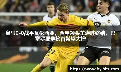 皇马0-0战平瓦伦西亚，西甲领头羊连胜终结，巴塞罗那争榜首希望大增